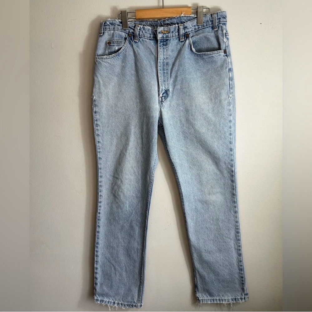 VINTAGE 1989 Levi’s 619 Orange Tab Made in Canada High Rise Straight Leg